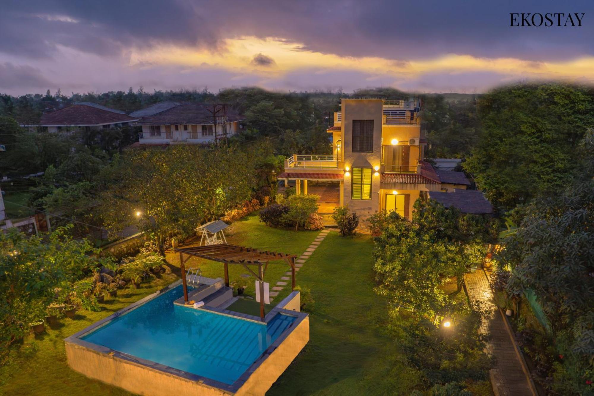Ekostay Gold - Olive Crest Villa - Spacious Lawn Lonavala Exteriör bild