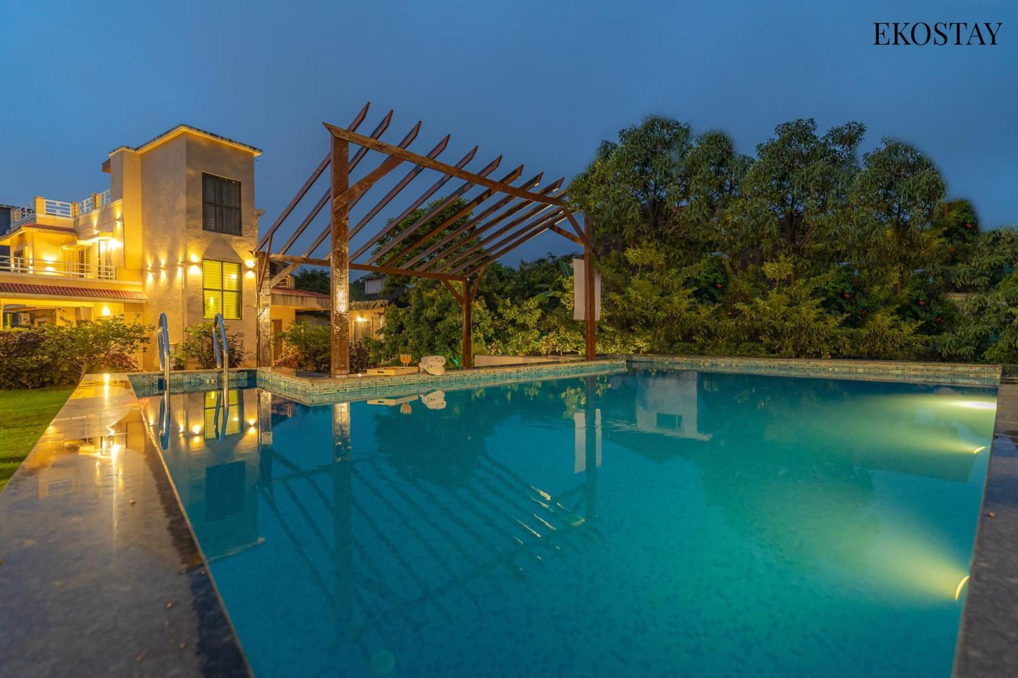 Ekostay Gold - Olive Crest Villa - Spacious Lawn Lonavala Exteriör bild