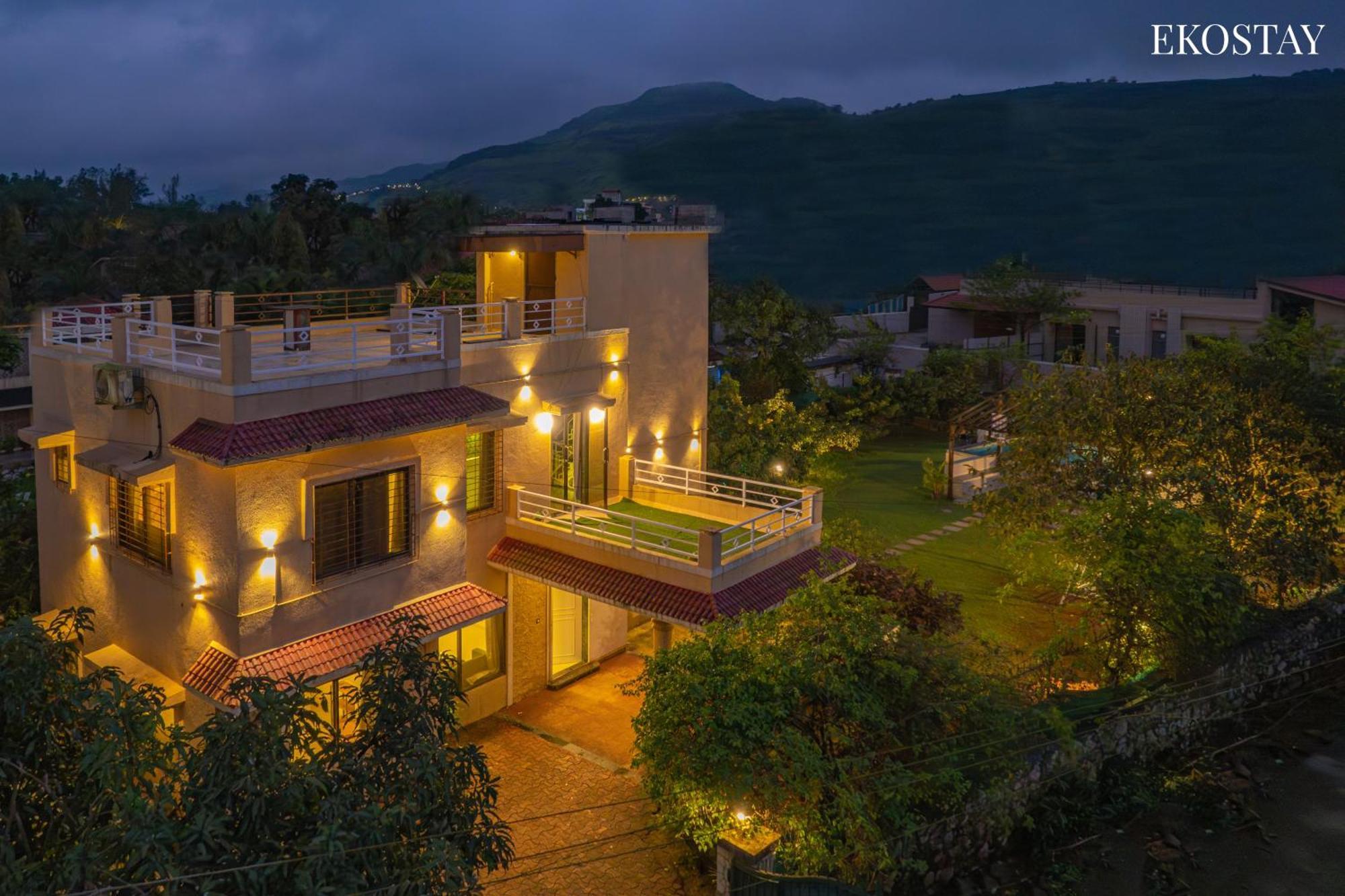 Ekostay Gold - Olive Crest Villa - Spacious Lawn Lonavala Exteriör bild